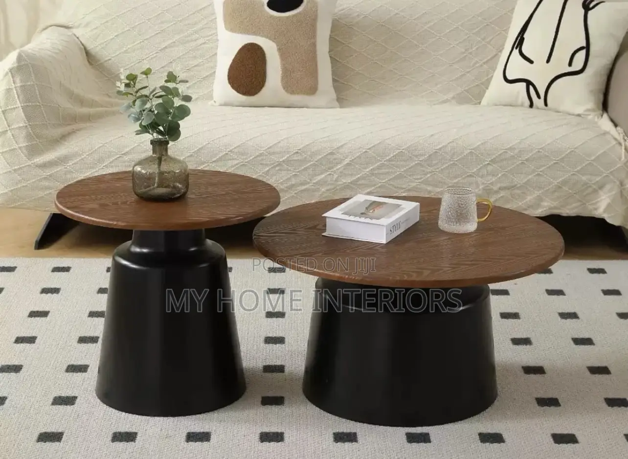 Minimalist Wooden Top 2in1 Center Table