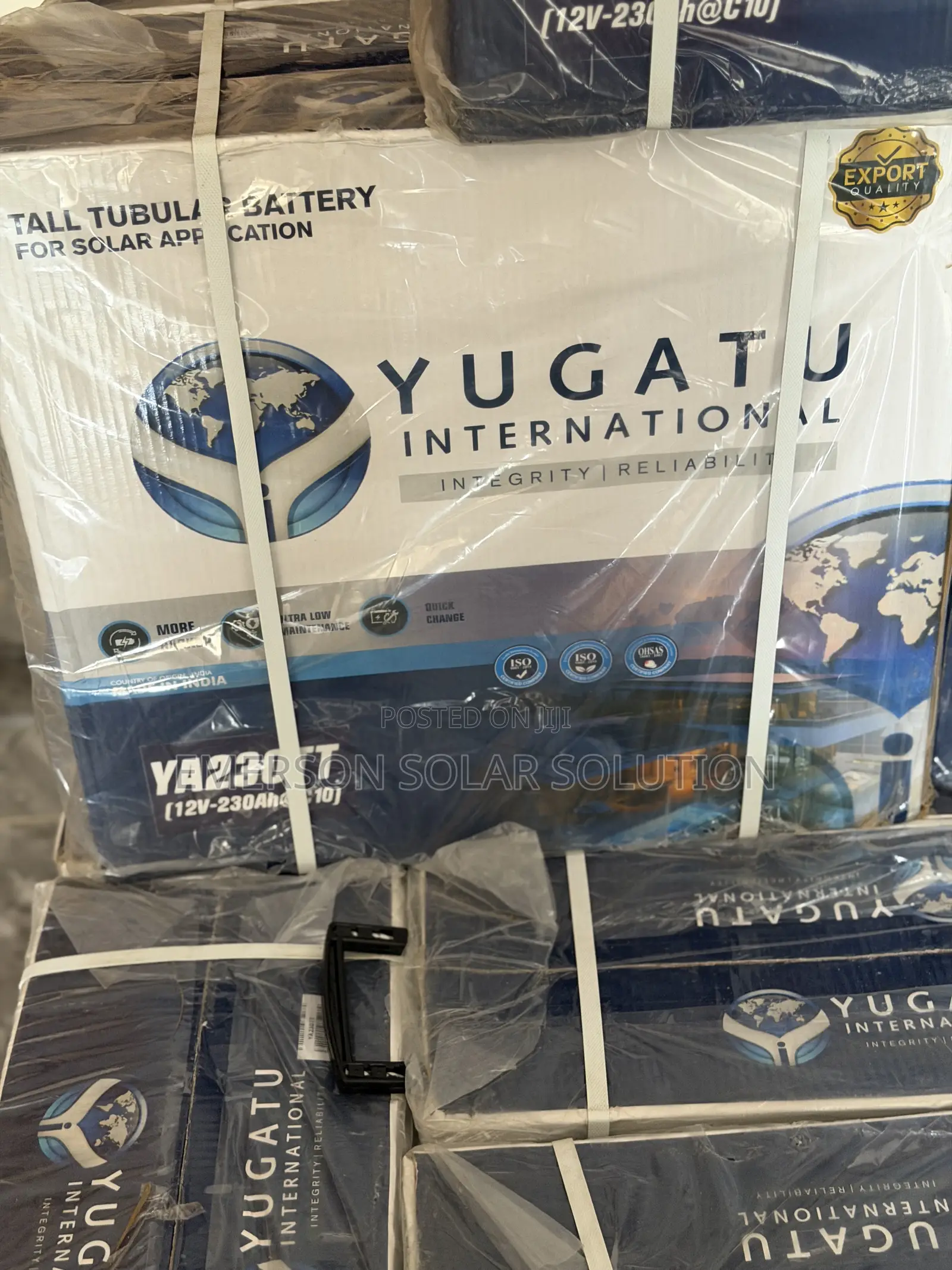 230ah 12v Yugatu Tubular Battery