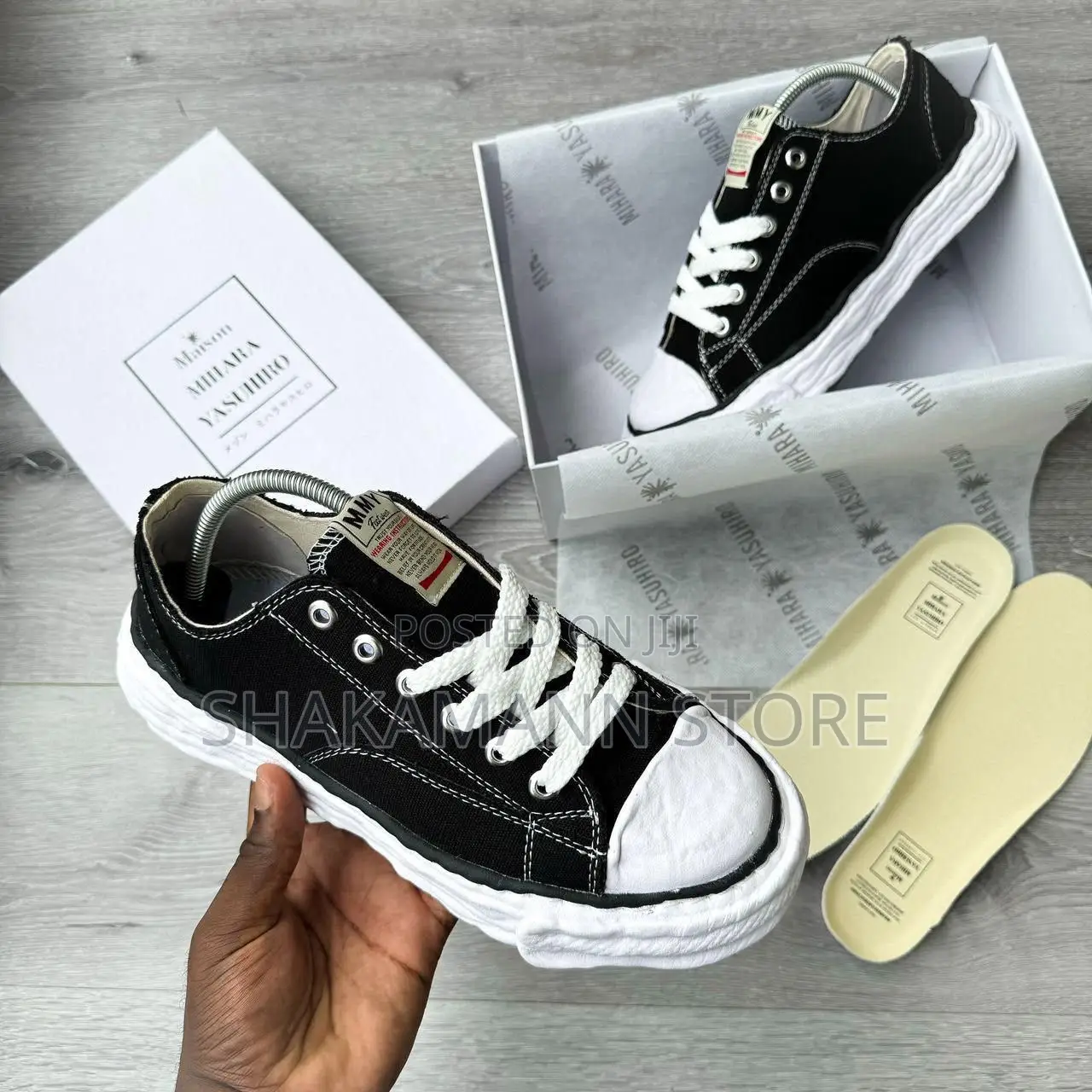 Maison Mihara Yasuhiro "Peterson ‘23" Og Sole Canvas Low-Top Sneakers