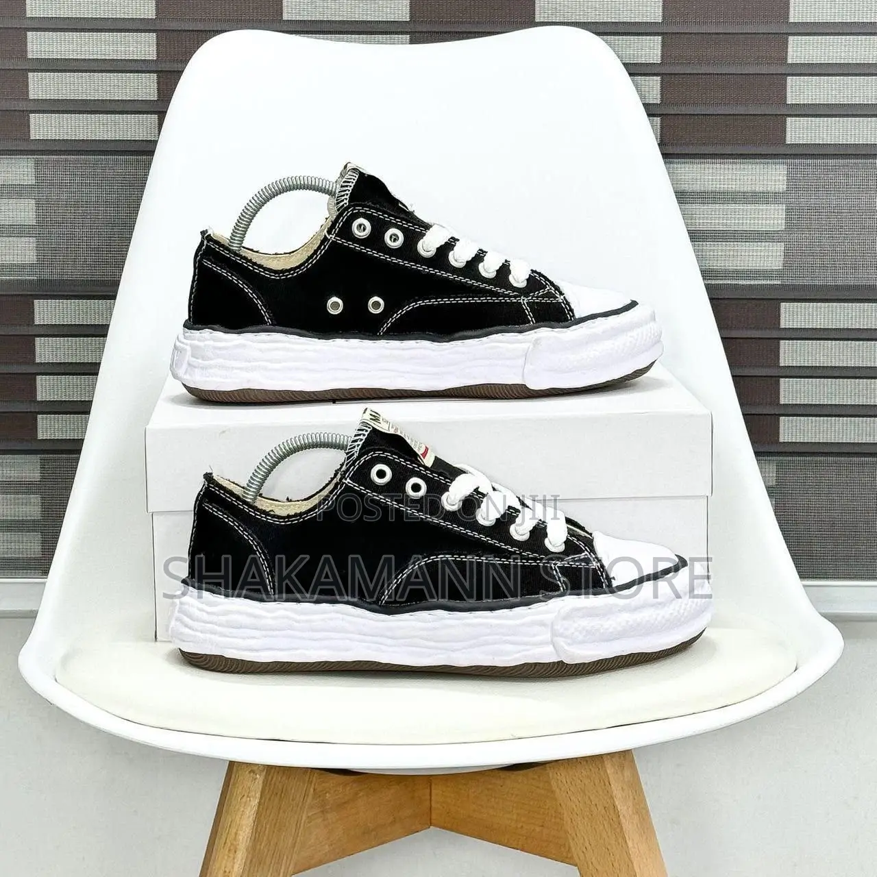 Maison Mihara Yasuhiro "Peterson ‘23" Og Sole Canvas Low-Top Sneakers