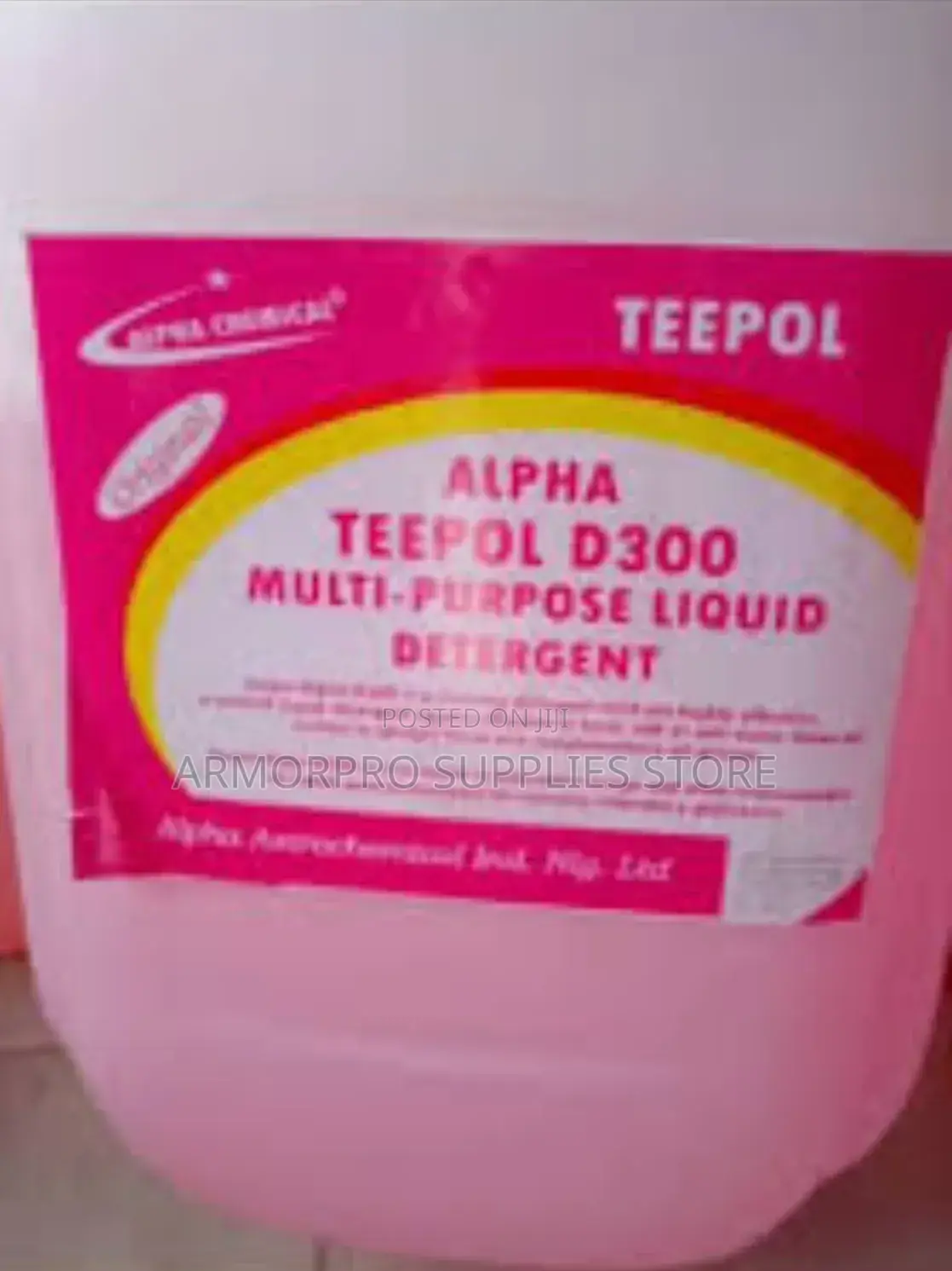 20-Liter Containers of Alpha Teepol D300