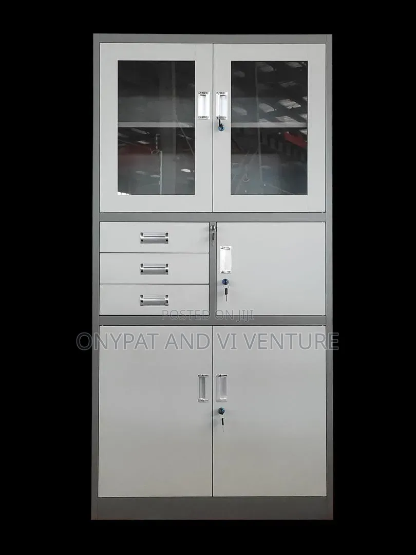Quality Metal Filling Cabinet With Book Shelf