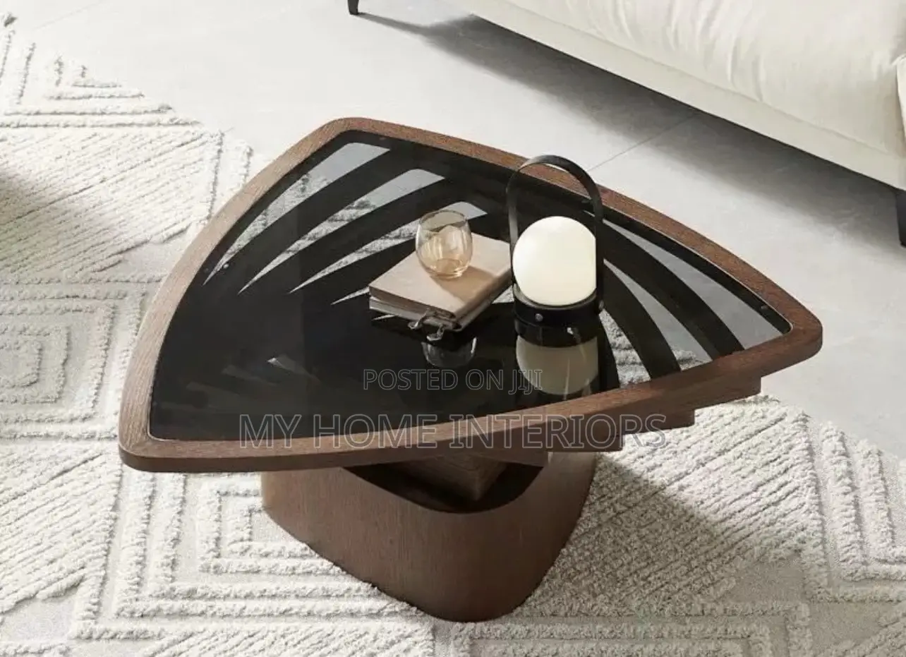 Nordic Style Coffee Table With Hollow Design