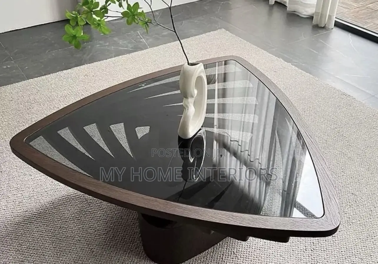 Nordic Style Coffee Table With Hollow Design