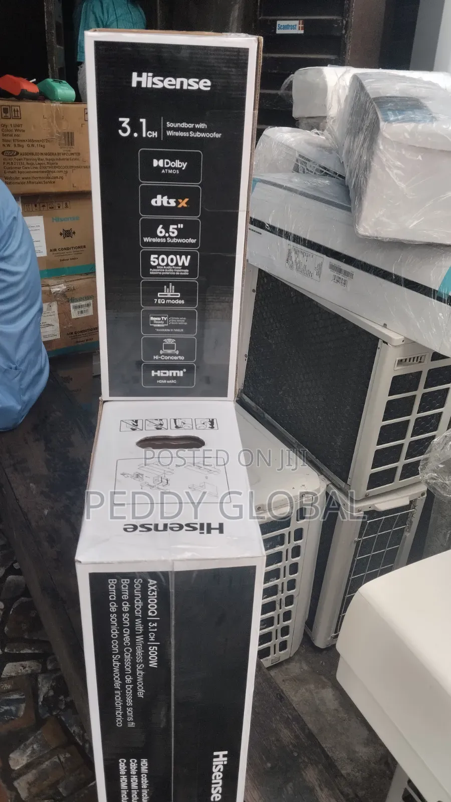 Hisense Soundbar With Subwoofer 500w 3.1ch (Ax3100q)