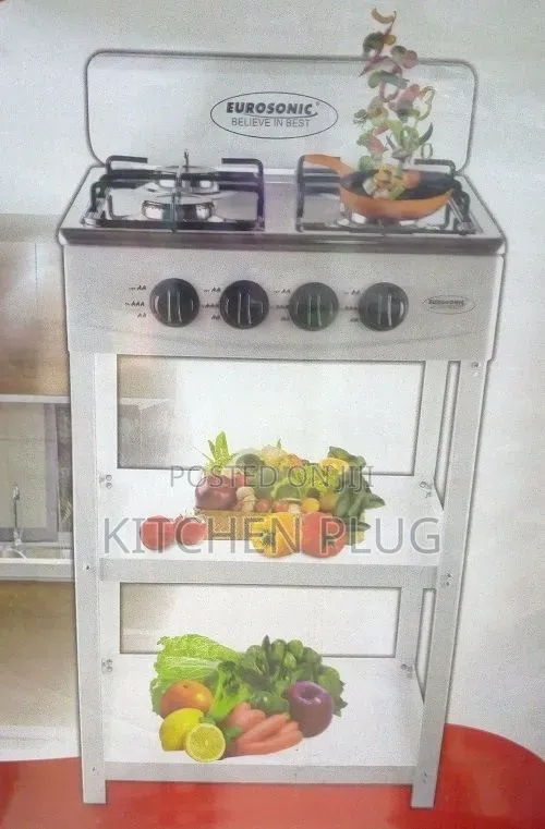 Eurosonic 4b Standing Gas Cooker With Cover