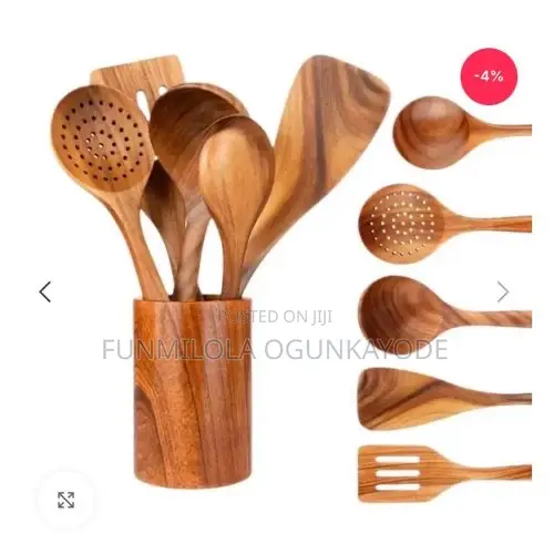 5pcs Wooden Kitchenware Set