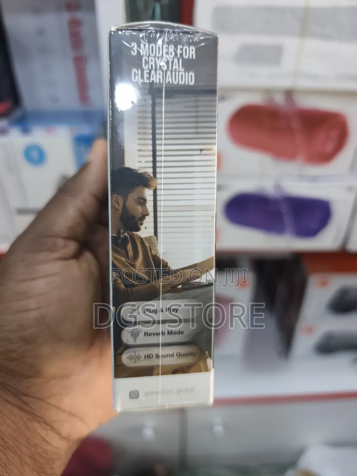 Green Lion Gm 76x Wireless Microphone 3 Level Noise Cancellation