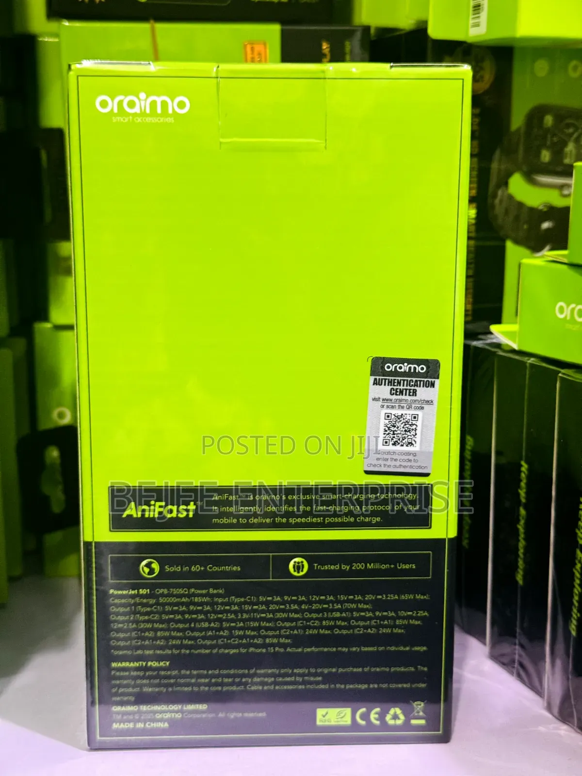 50,000 Mah Powerbank Power Jet 501