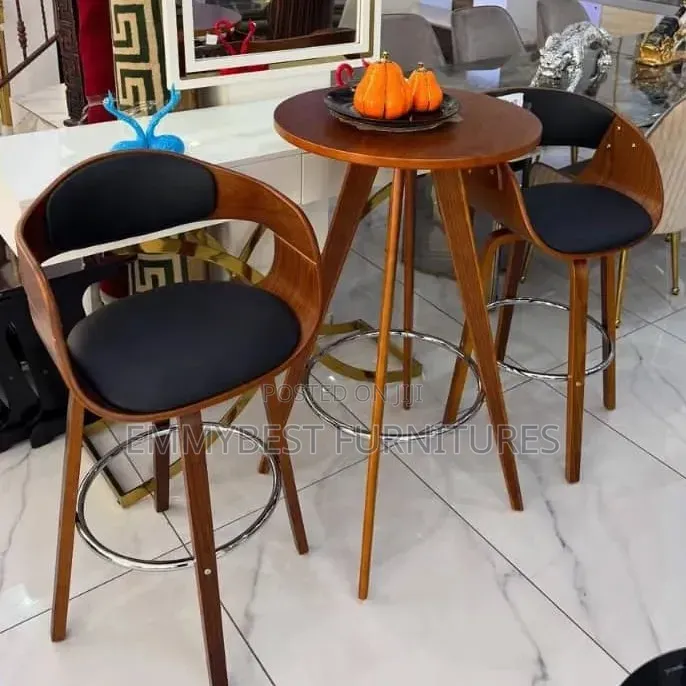 Unique Bar Chairs and Lounge Table.