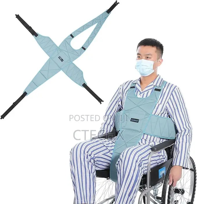 Wheel Chair Safety Belt Adjustable Nonslip Drop-resistant Metal Buckle