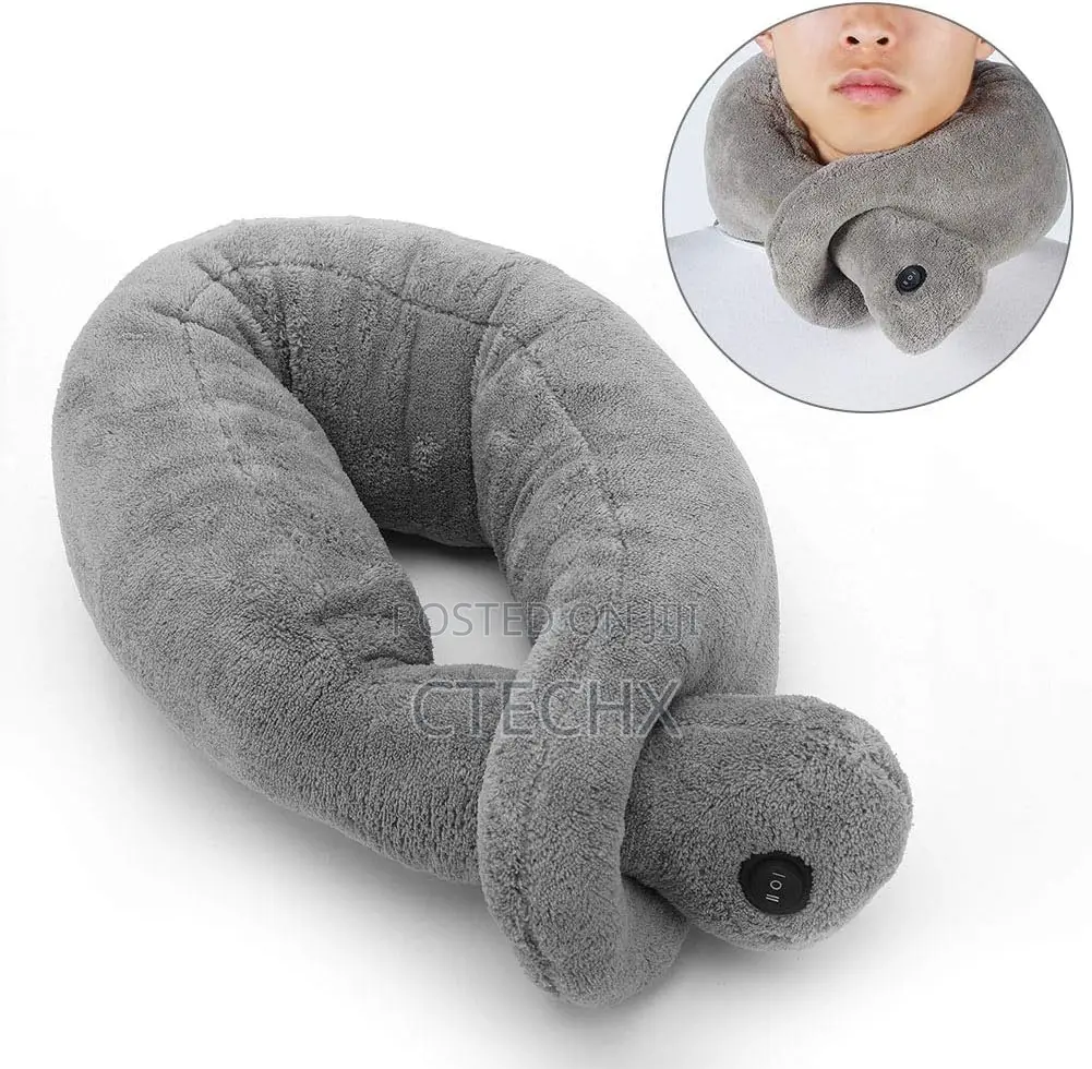 Vibrating Neck Massager Pillow, Travel Wrap Neck Massage Cushion