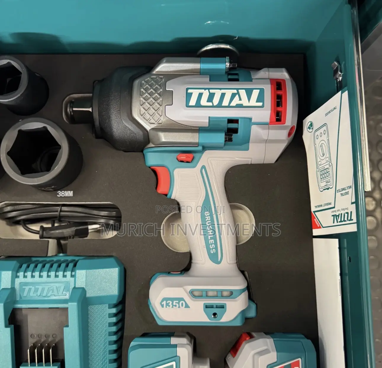 Total 20v Combo Impact Wrench 1350nm Tool Trolley 288pc – Thptcs82882