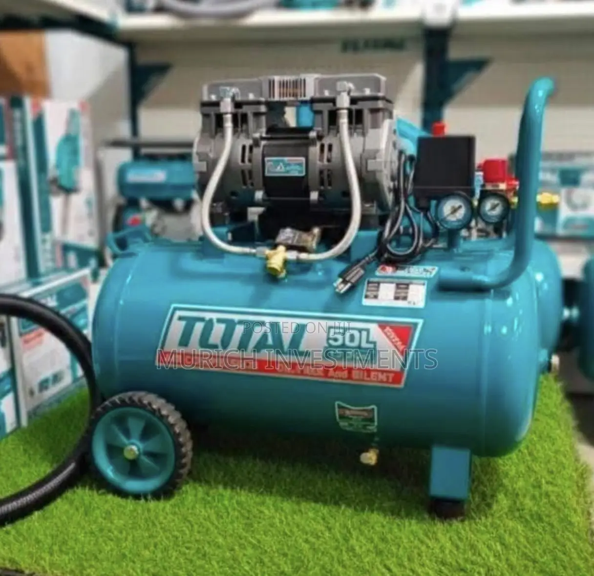 Total 50l Silent Air Compressor (Oil-Free)