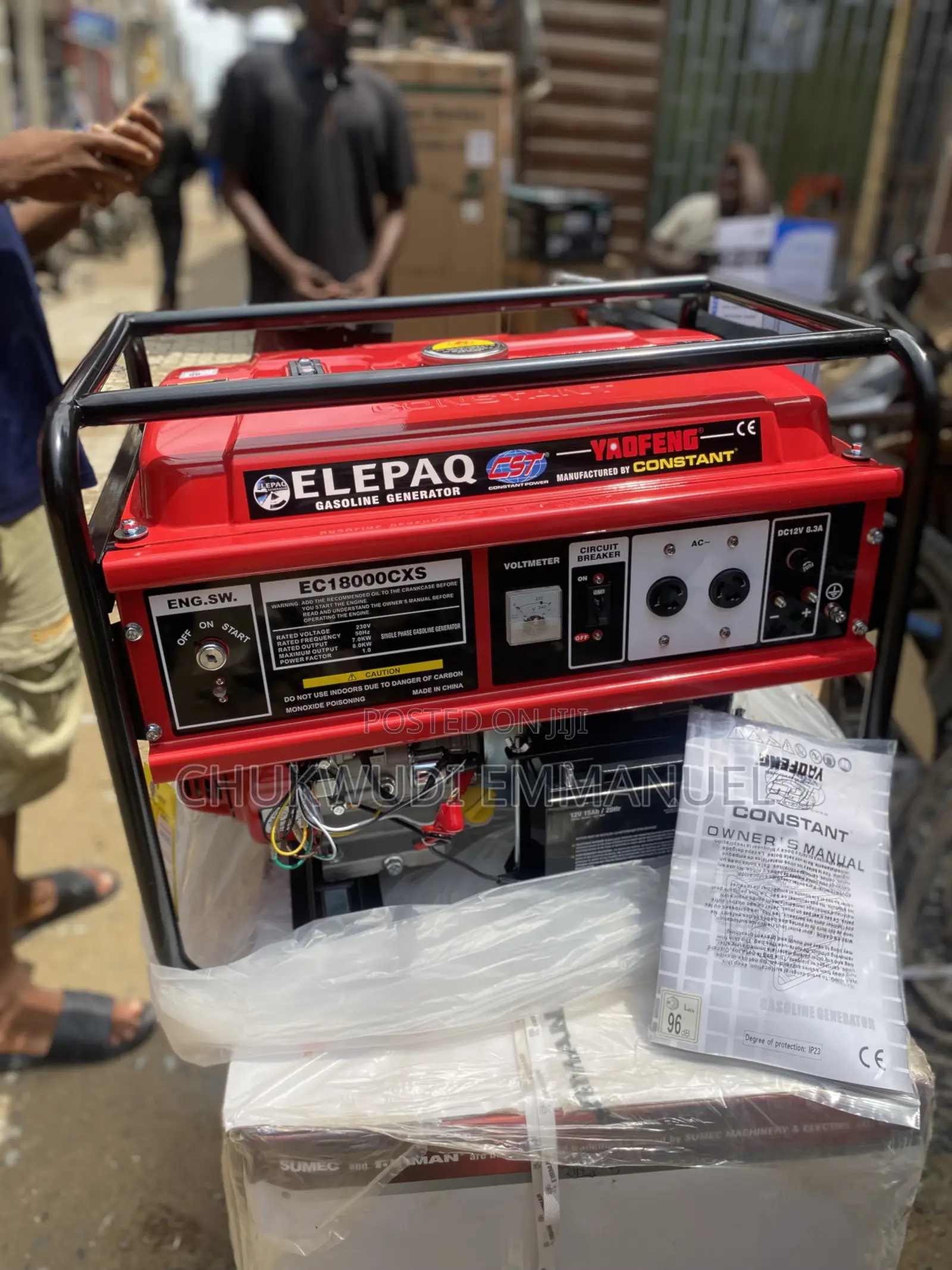 Original Elepaq Ec18000cxs 10kva Petrol Generator – Heavy Duty Power