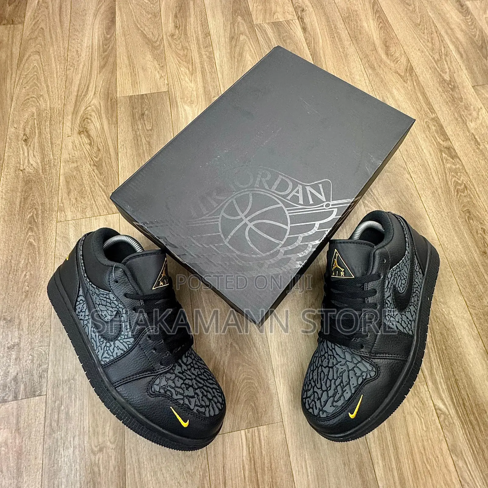Original Air Jordan 1 Low “ Black Elephant”