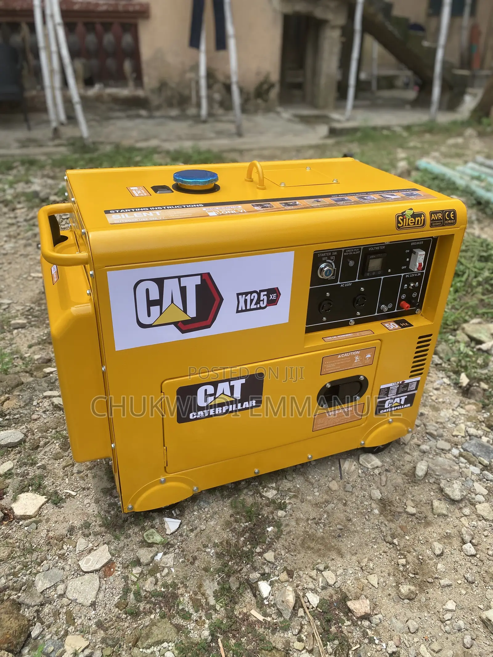 Cat 10.5kva Soundproof Diesel Generator – Super Silent Powerful