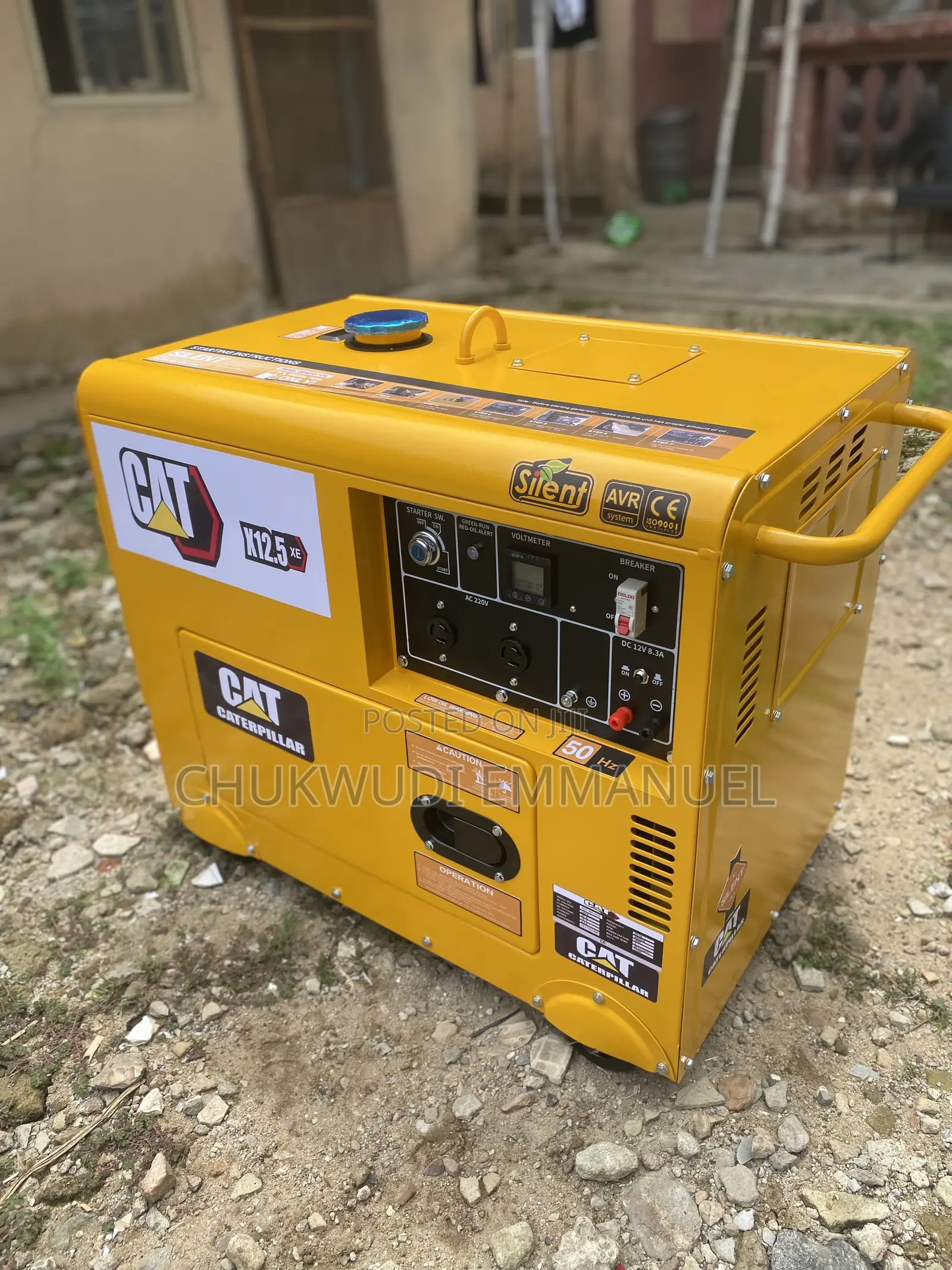 Cat 10.5kva Soundproof Generator – Perfect for Home Business