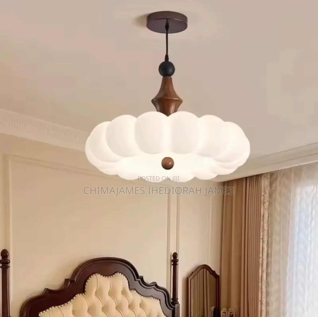 Nanyang Chandelier Vintage Cream Style Master Bedroom Princess Room