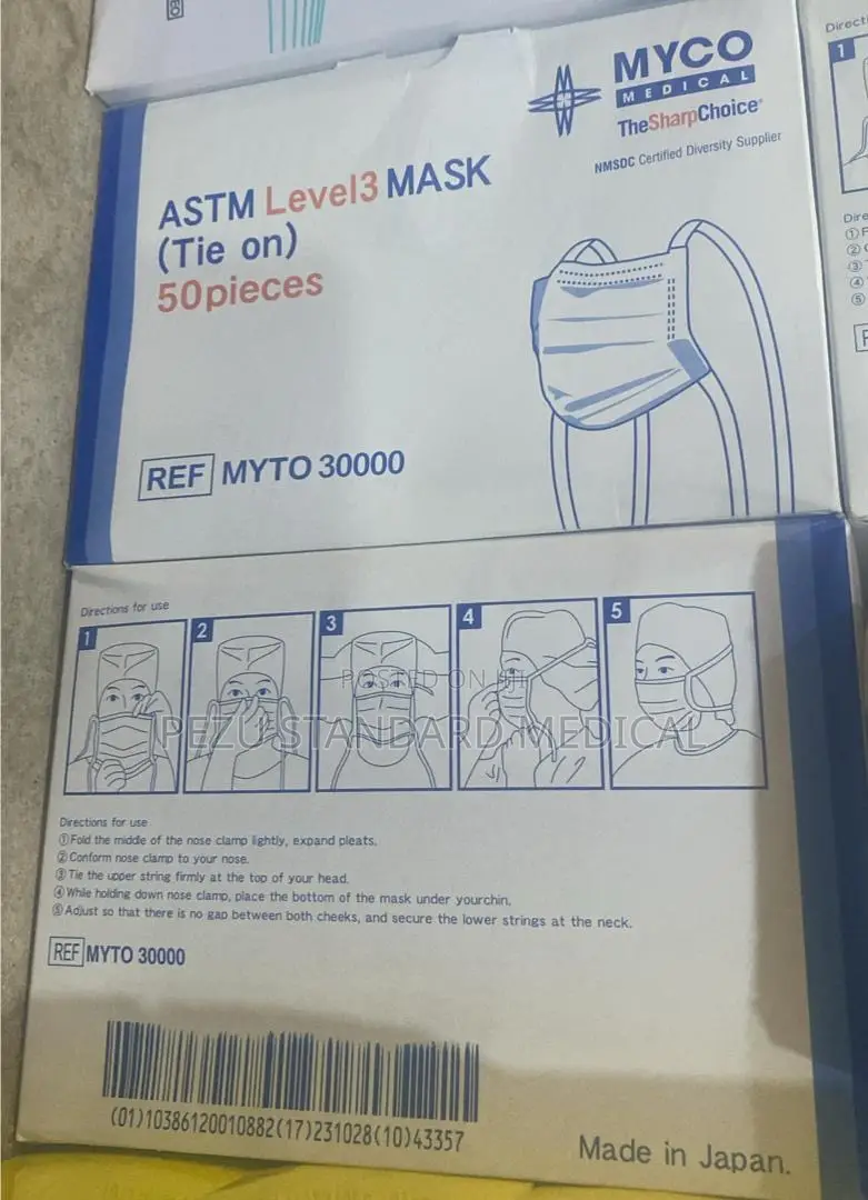 Astm Level 3 Mask(Tie On)