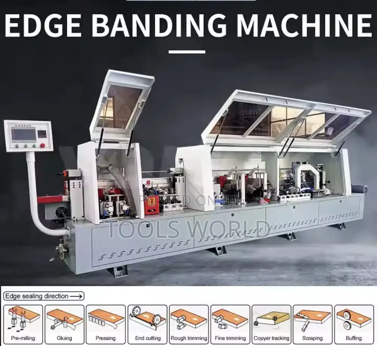 Ht600yf Fully Automatic Edge Banding Machine With Corner Roundi