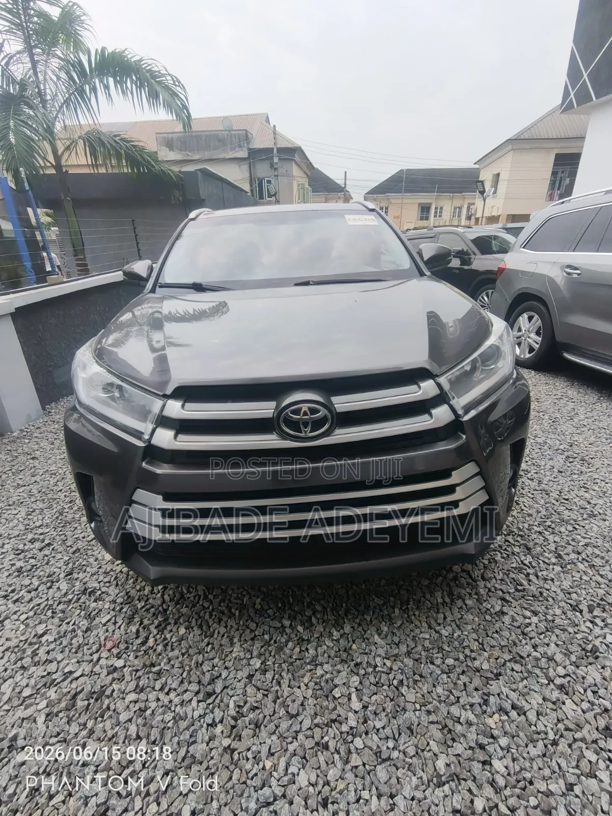 Toyota Highlander XLE V6 4x2 (3.5L 6cyl 6A) 2016 Gray