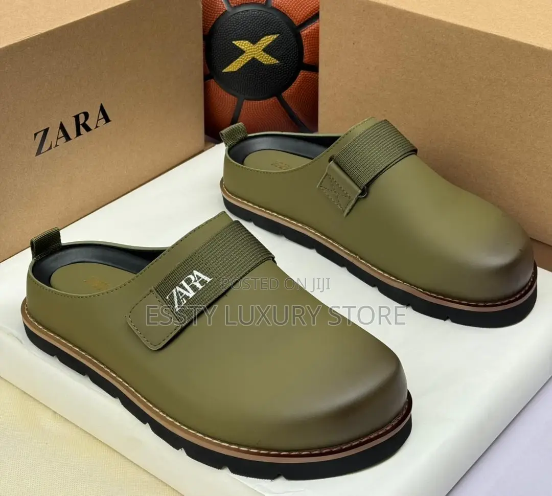 Zara Quality Luxury Genuine Leather Men Half Shoes