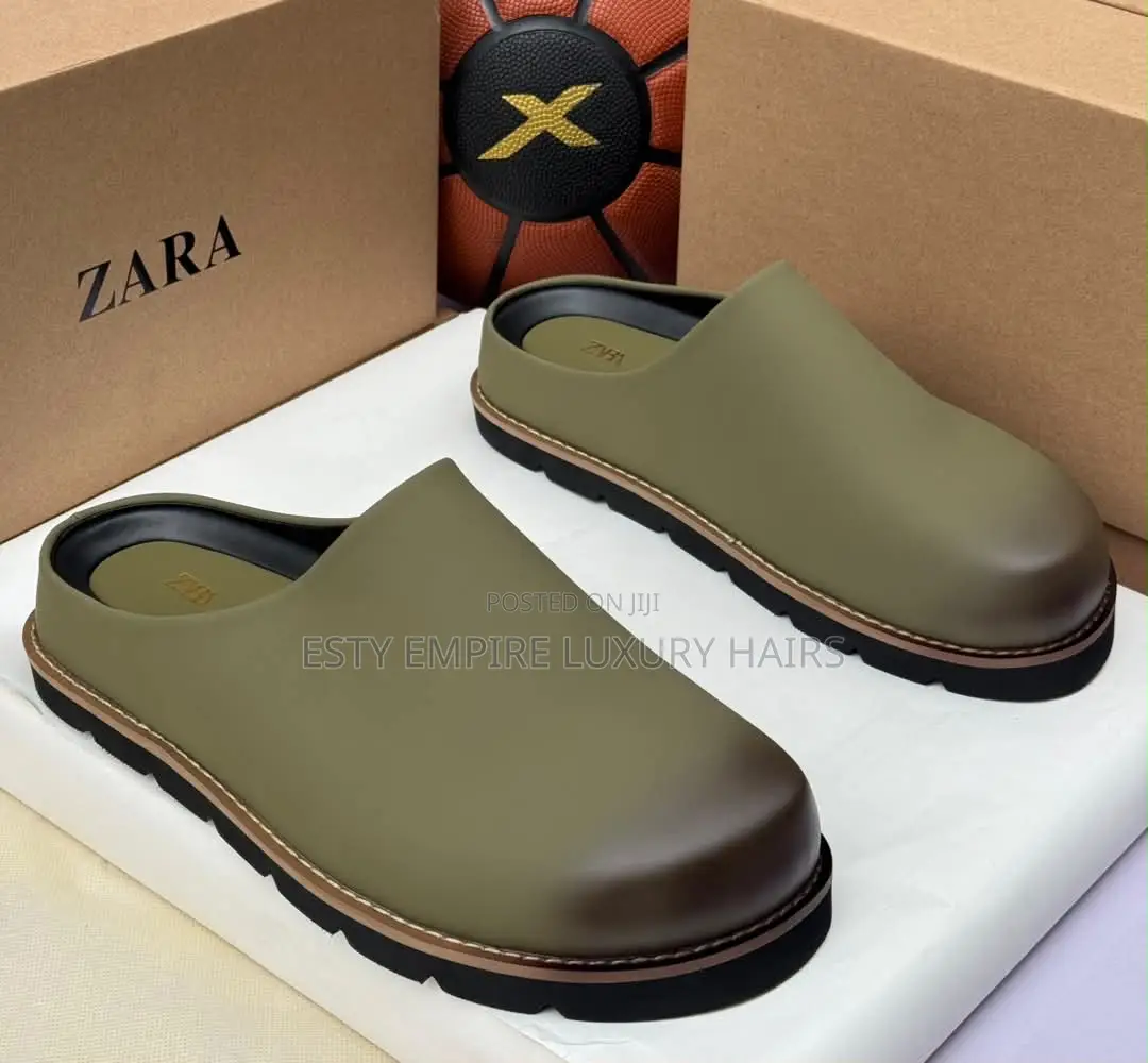 Zara Quality Luxury Genuine Leather Men Half Shoes