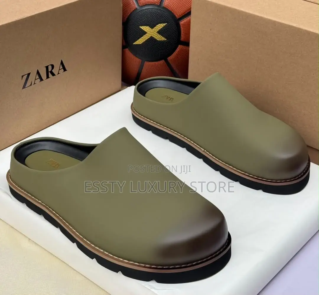 Zara Quality Luxury Genuine Leather Men Half Shoes