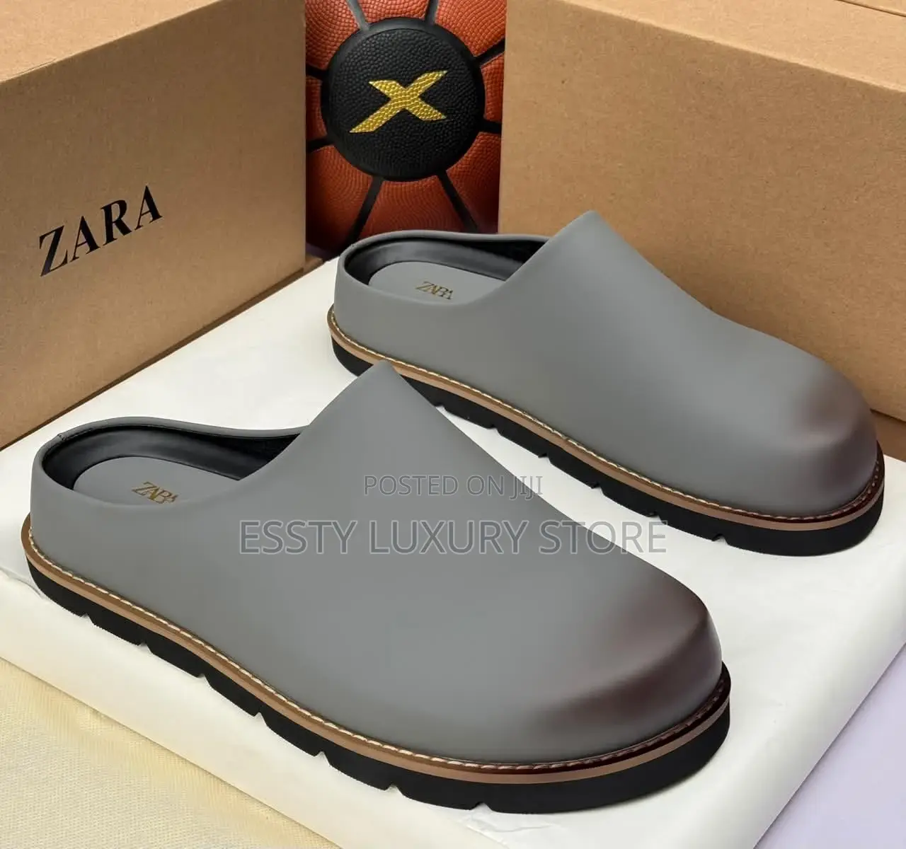 Zara Quality Luxury Genuine Leather Men Half Shoes