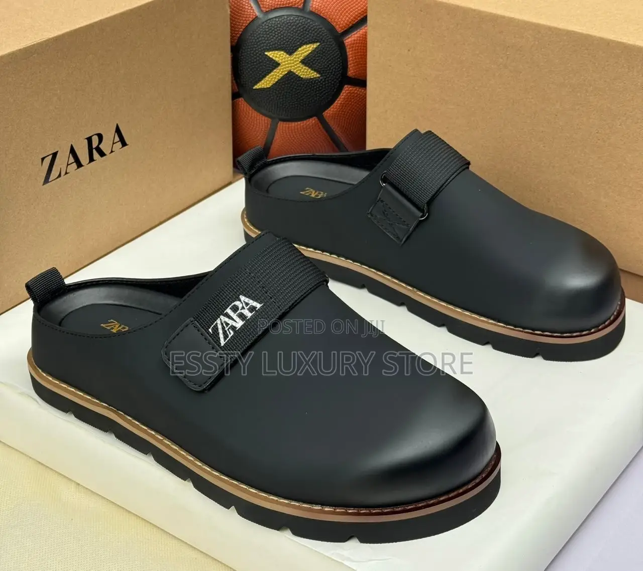 Zara Quality Luxury Genuine Leather Men Half Shoes