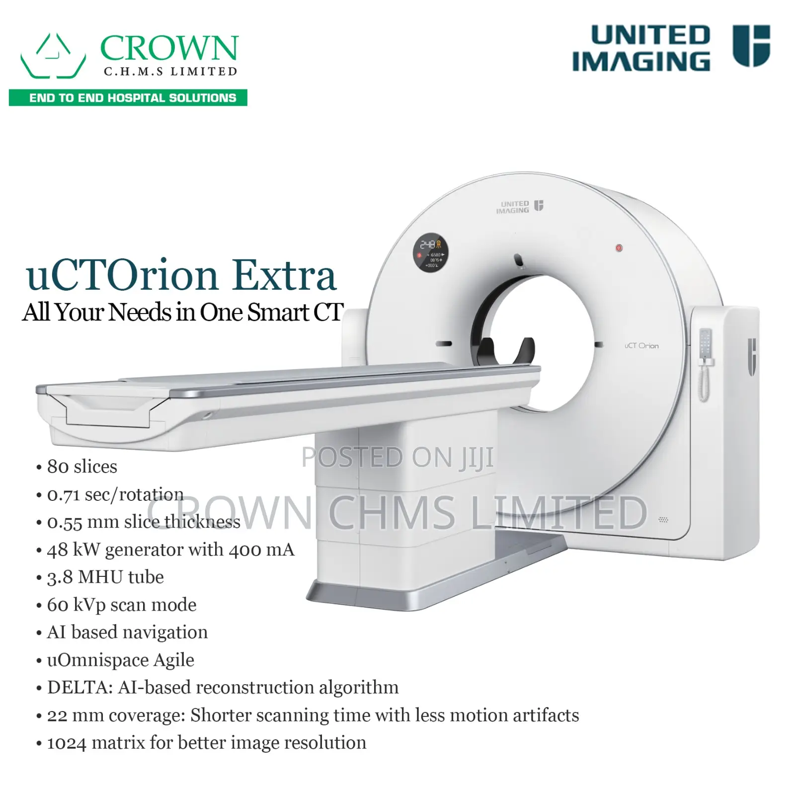 United Imaging Uct Orion Ct Scan – Advanced Diagnostic Imaging System