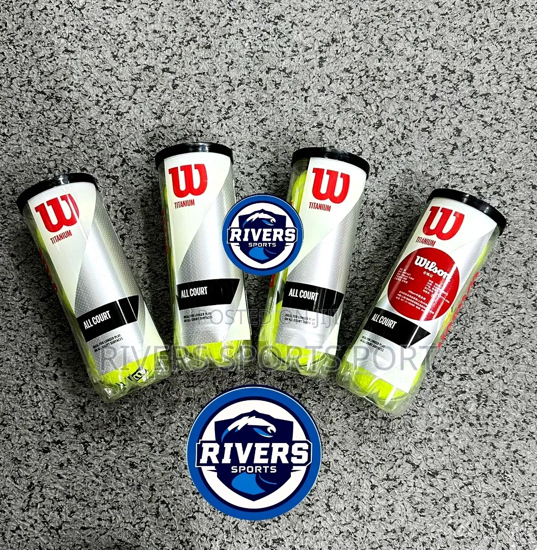Wilson Titanium All Court Lawn Tennis Ball 3in1 Can