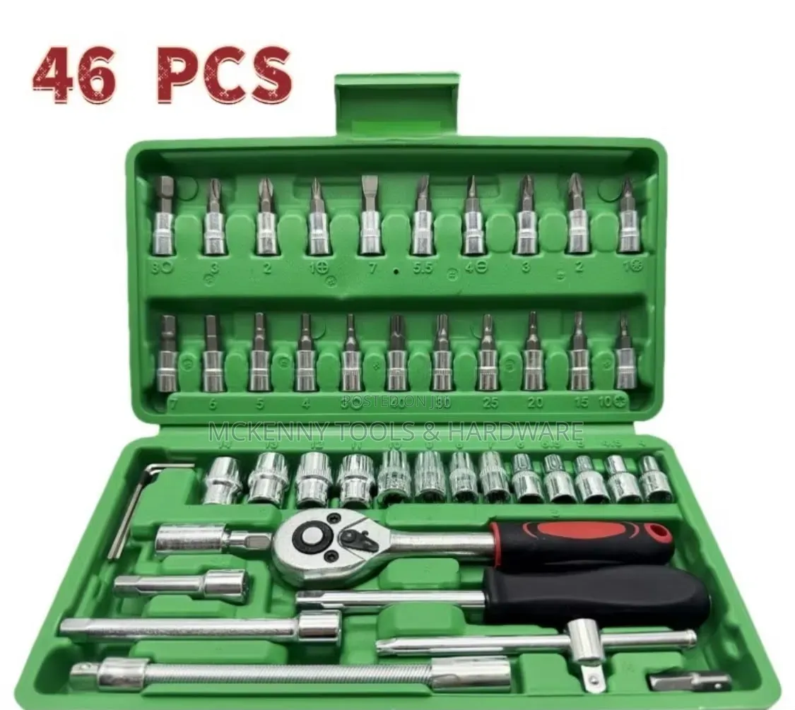 Vehicle Repair Tool 46pcs Mini Socket Wrench Set