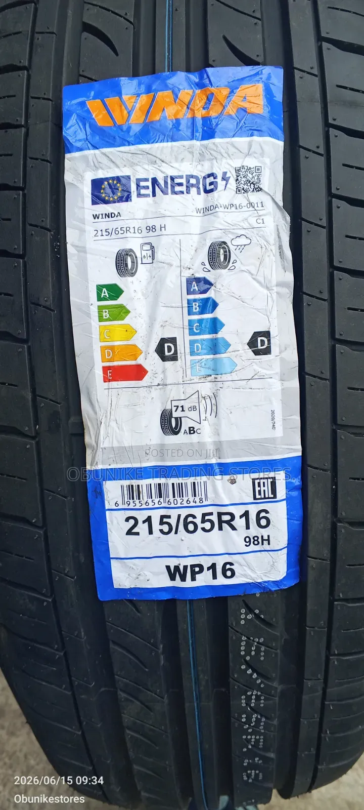 215/65r16 Winda Tyre
