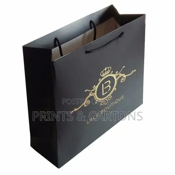 Printed A4 Shopping Bags With Rope Handles | 200gsm | One Color Print.