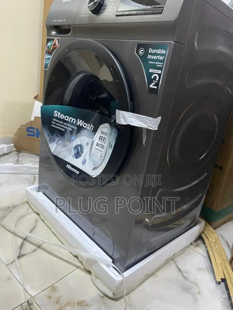 Hisense 8kg Smart Front Load Wash Spin Laundry Solution