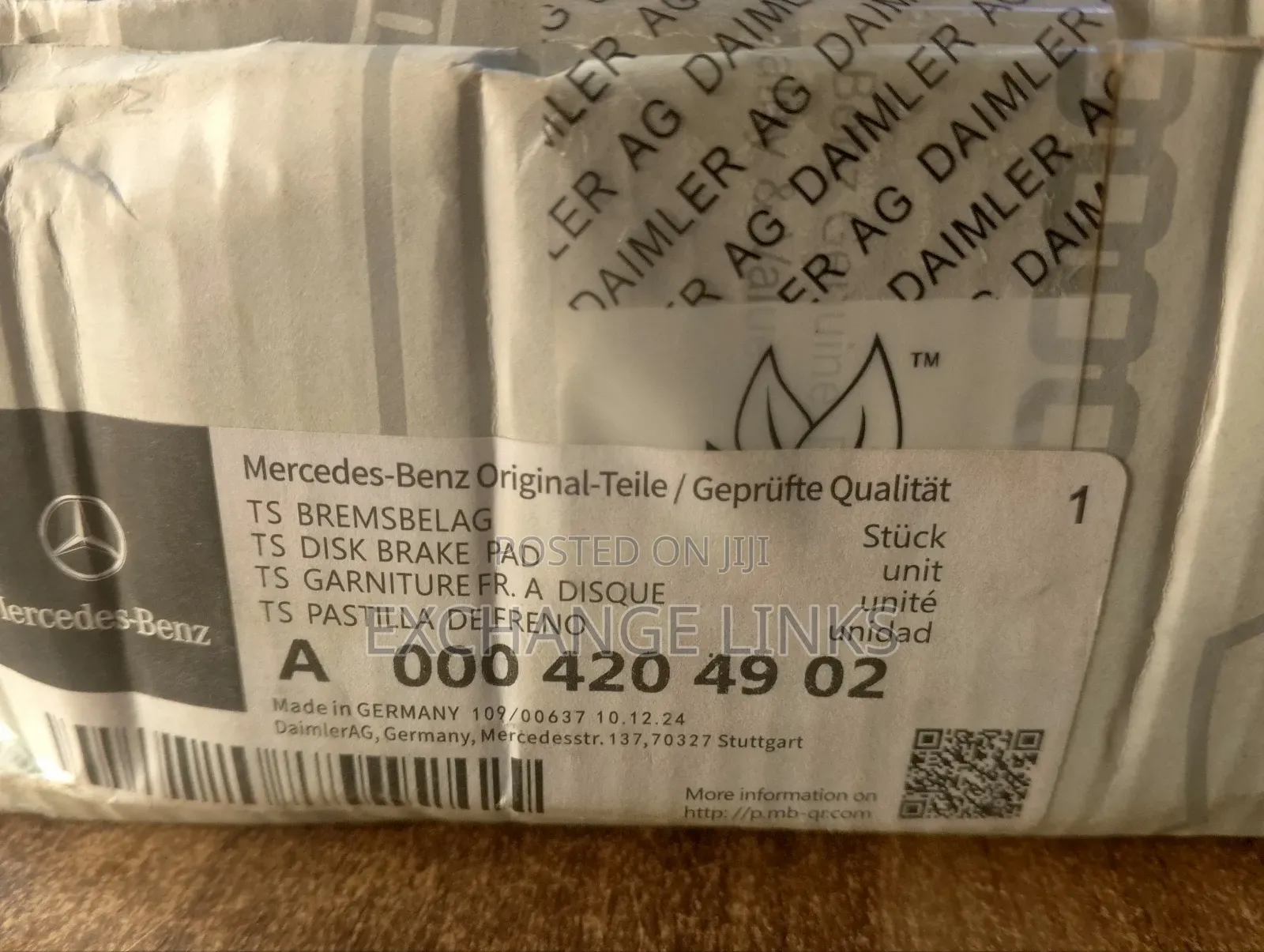 Front Brake Pads GLK 2020 Model