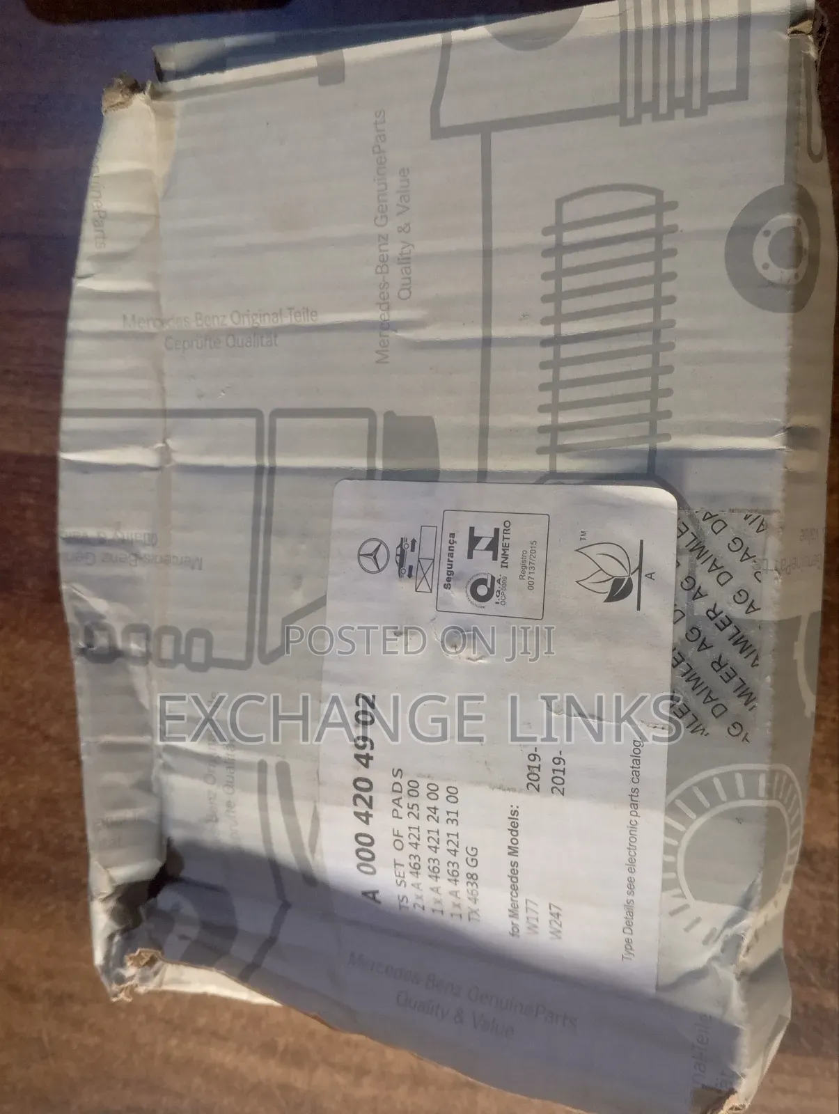 Front Brake Pads GLK 2020 Model