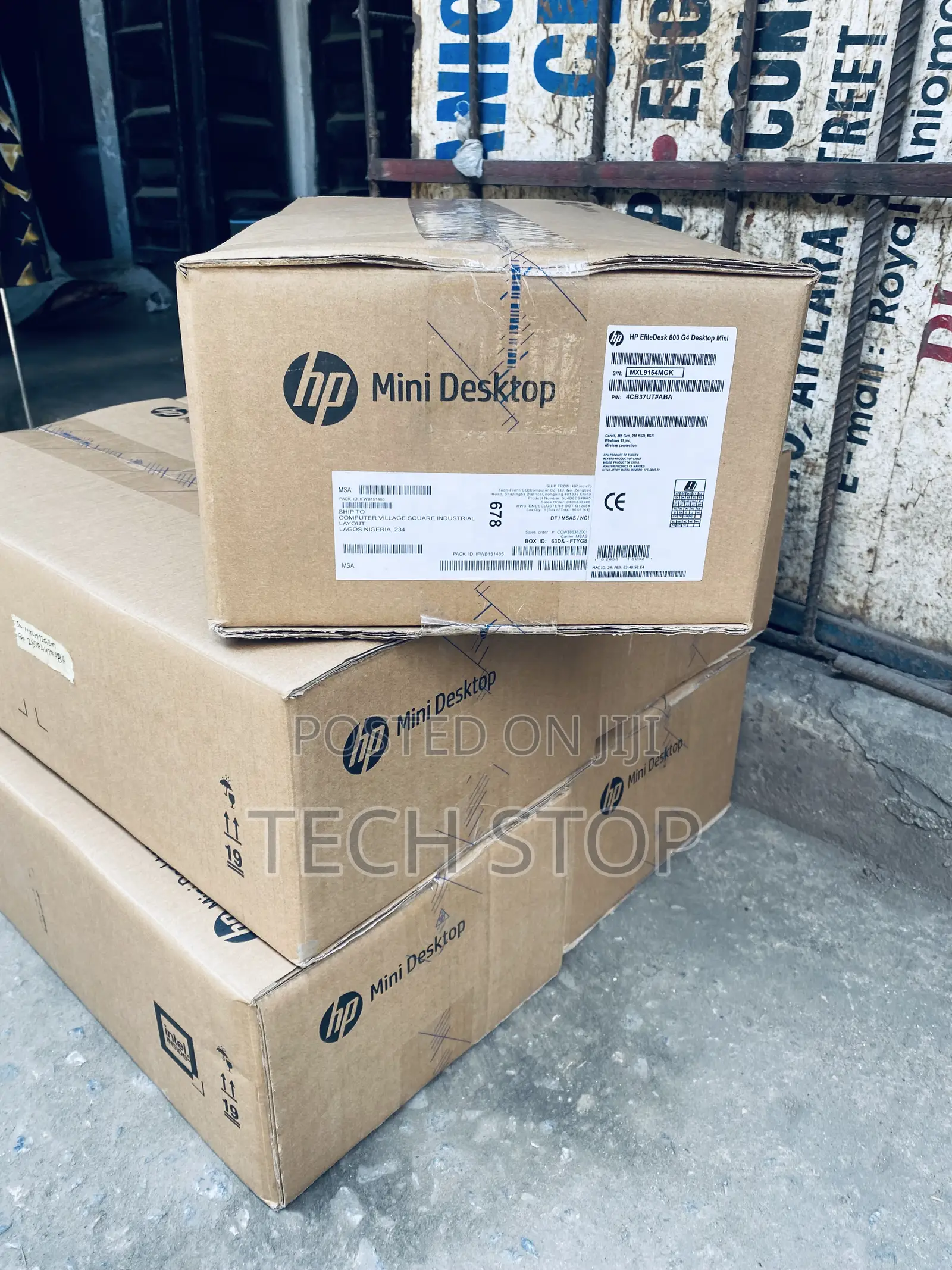 New Desktop Computer HP EliteDesk 800 G4 8GB Intel Core i5 SSD 256GB