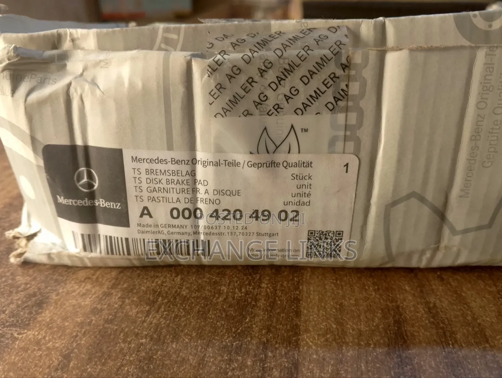Front Brake Pads GLK 2020 Model