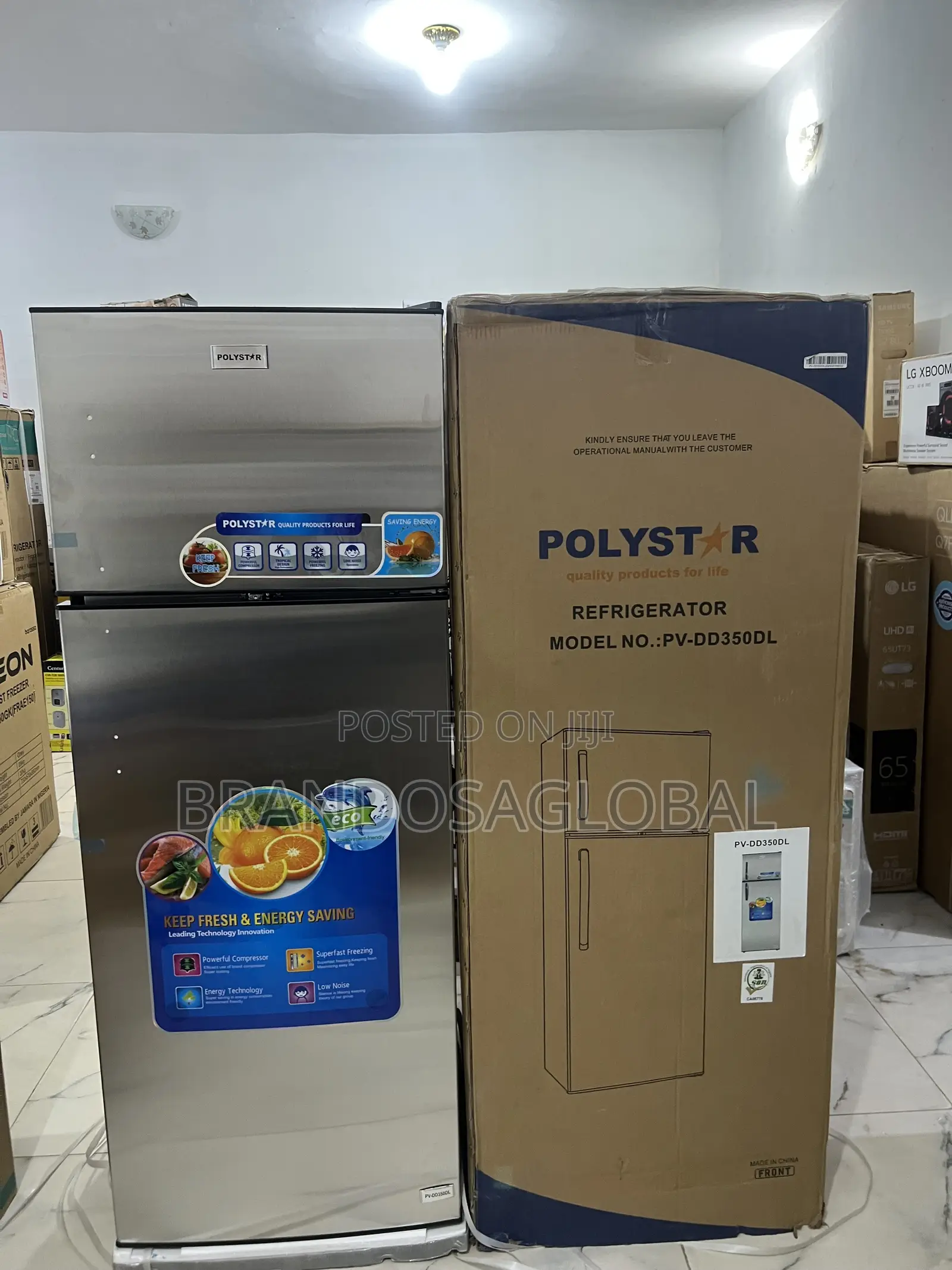 Polystar [Pv-Dd350dl] 225l Refrigerator in Top Working Condition