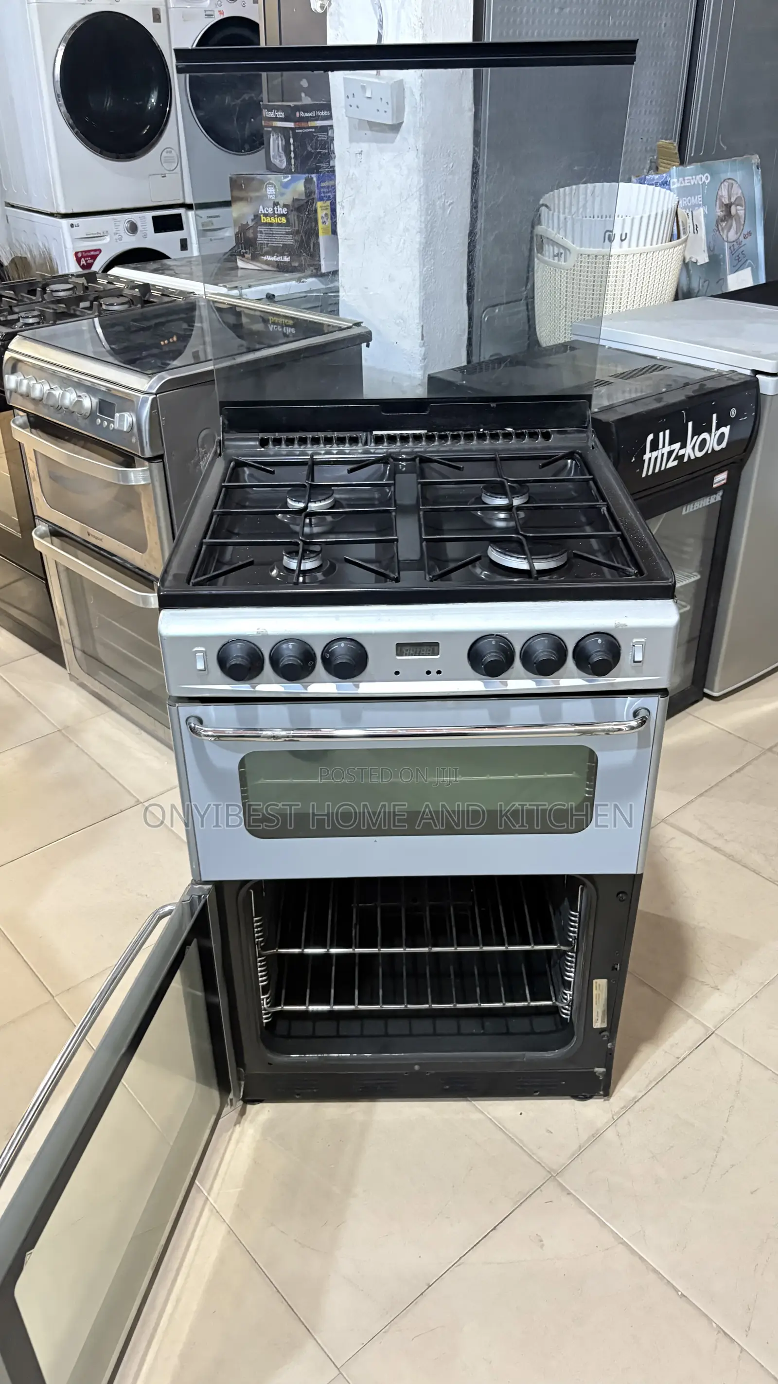 60 by 60cm Standing Gas Cooker