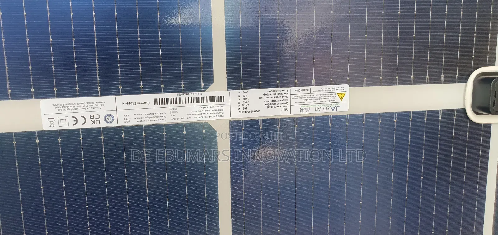 605w Solar Panel Ja Bifacial