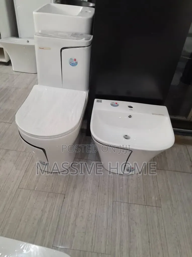 Classic Executive Wc Set With Wall Hanging Basin