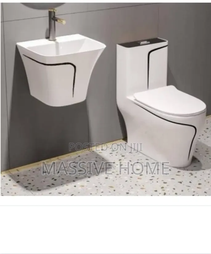 Classic Executive Wc Set With Wall Hanging Basin