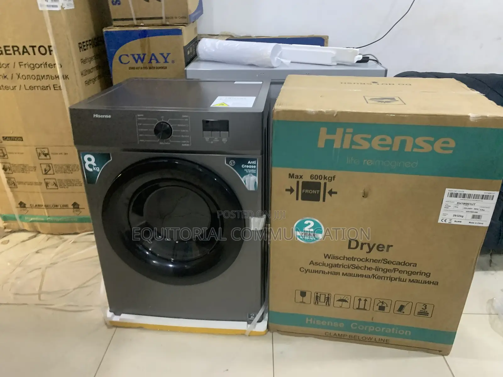 Hisense 8kg Front Load Tumble Dryer Dv1w801ut