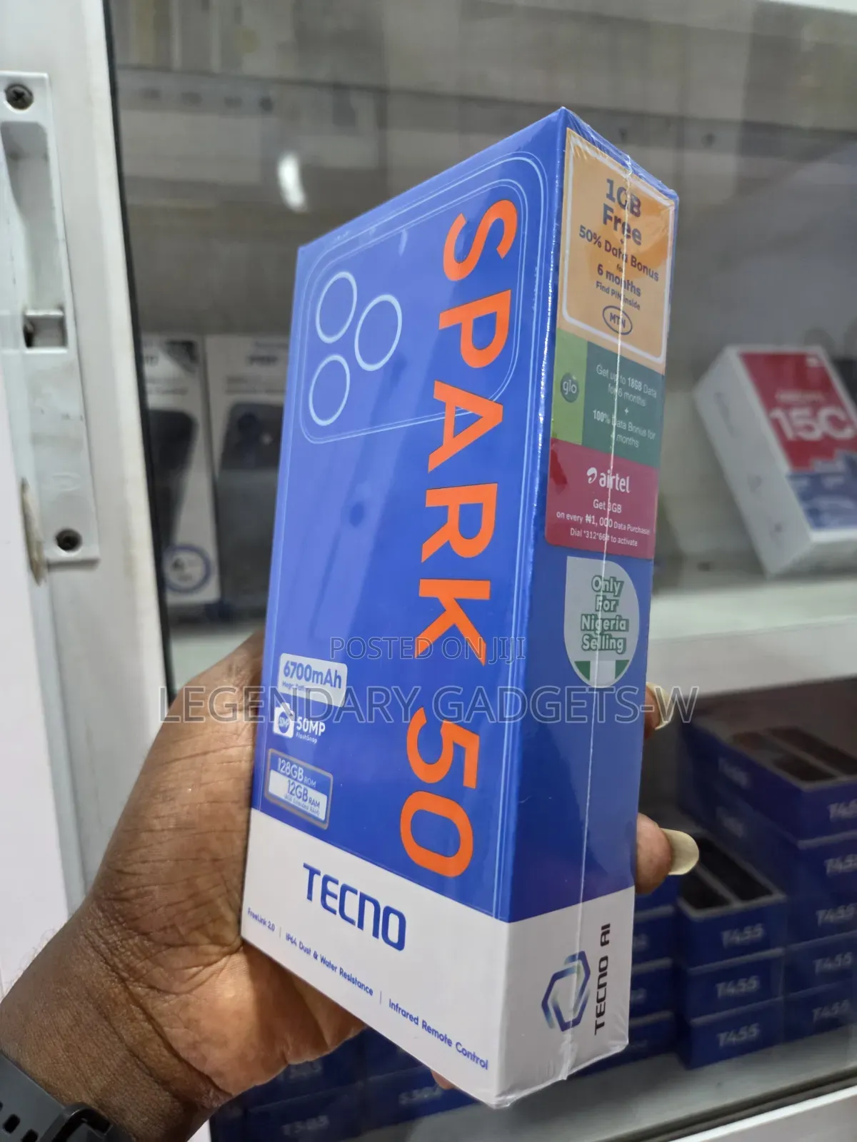 New Tecno Spark 50 128 GB Black