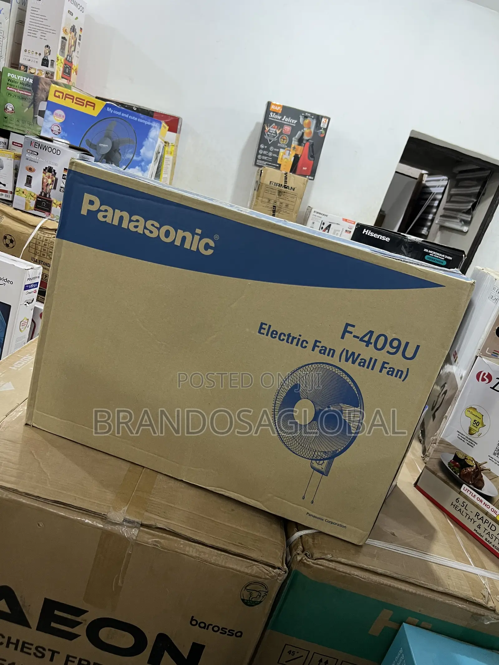 Panasonic 16 Inches Wall Fan [F-409u] Powerful Room Ventilation