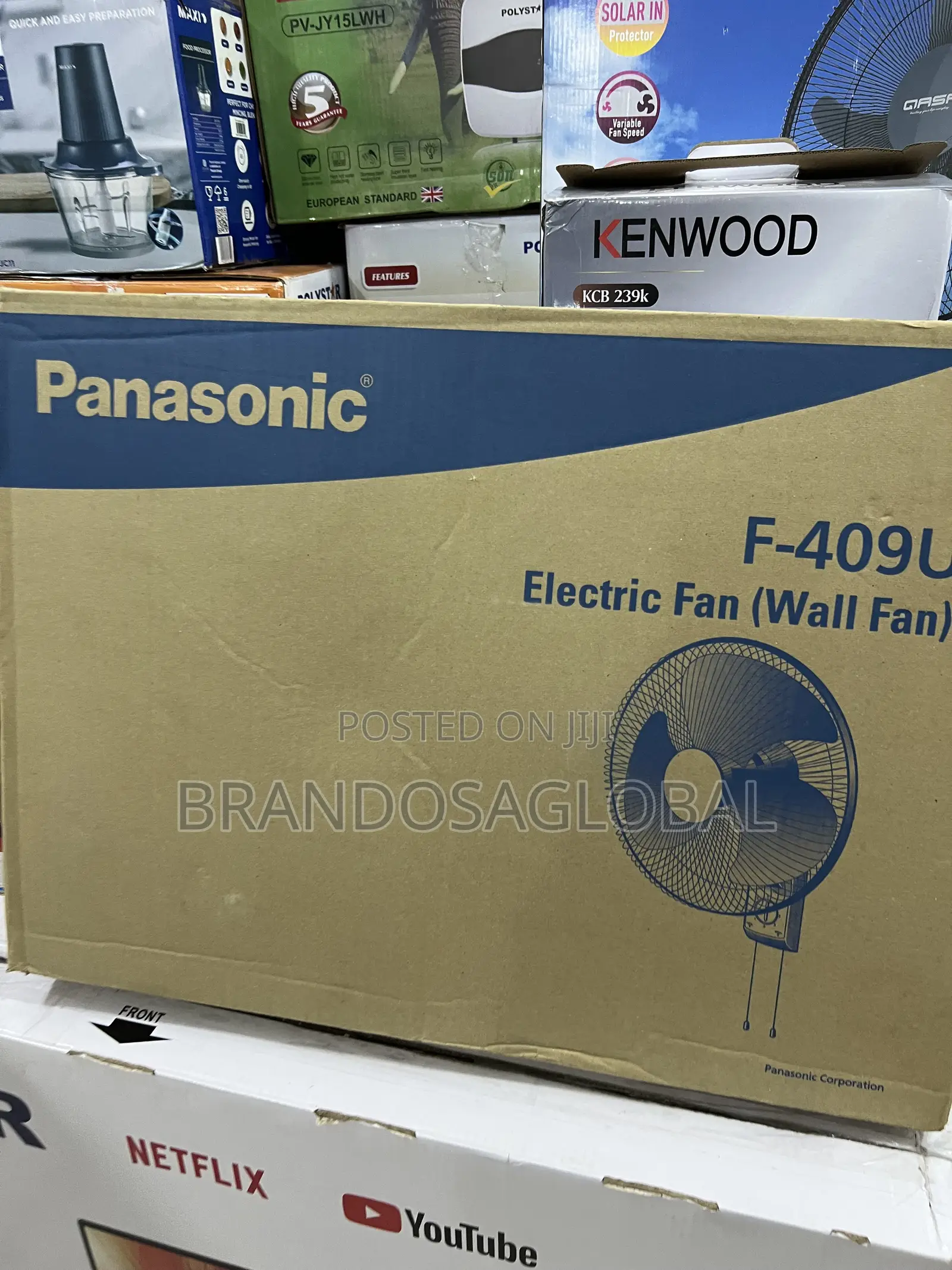 Panasonic 16 Inches Wall Fan [F-409u] Energy Saving Solution